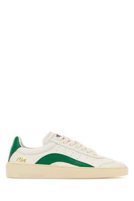 DSQUARED2 Rider White/Green Sneakers New & Authentic