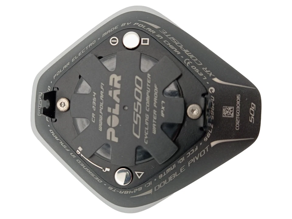 Polar CS500 Fahrradcomputer Radcomputer Schwarz - Bild 2 von 3