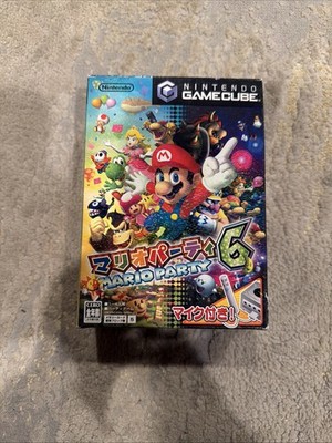 MARIO PARTY 6 Big Box Nintendo GameCube with Microphone Japan