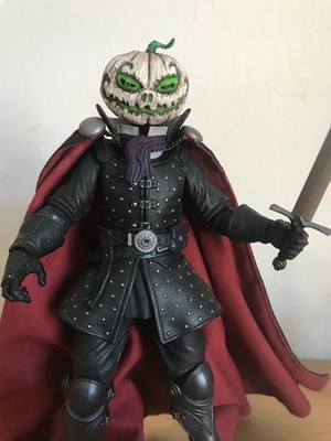 Custom Mezco 1/12 Pumpkin Head ONLY for Nosferatu, Headless Horseman Mythic