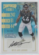 2016 Panini Contenders Championship Ticket 1/99 Myles Jack #117 Auto u0u