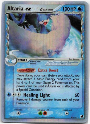 #ad #ad Altaria ex Delta Species Ultra Rare Dragon Frontiers DF Water Holo 90 101 MP $56.99