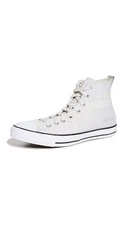 Converse Men Chuck Taylor All Star Sneakers, Light Bone, Off White, A02556C 10