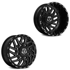 17x6.5 TIS 544BM Gloss Black Milled 11-UP GM ...