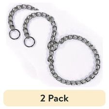 2 Pack Pet Champion 4mm Steel Choke Chain Dog Collar X-Large 22 28 Inches