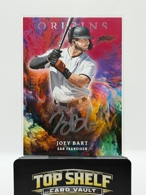 2021 Panini Chronicles Origins Joey Bart Auto Silver # /99  #OS-JB SP Giants
