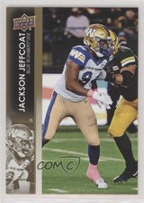 2022 Upper Deck CFL Gold Jackson Jeffcoat #23 r6v