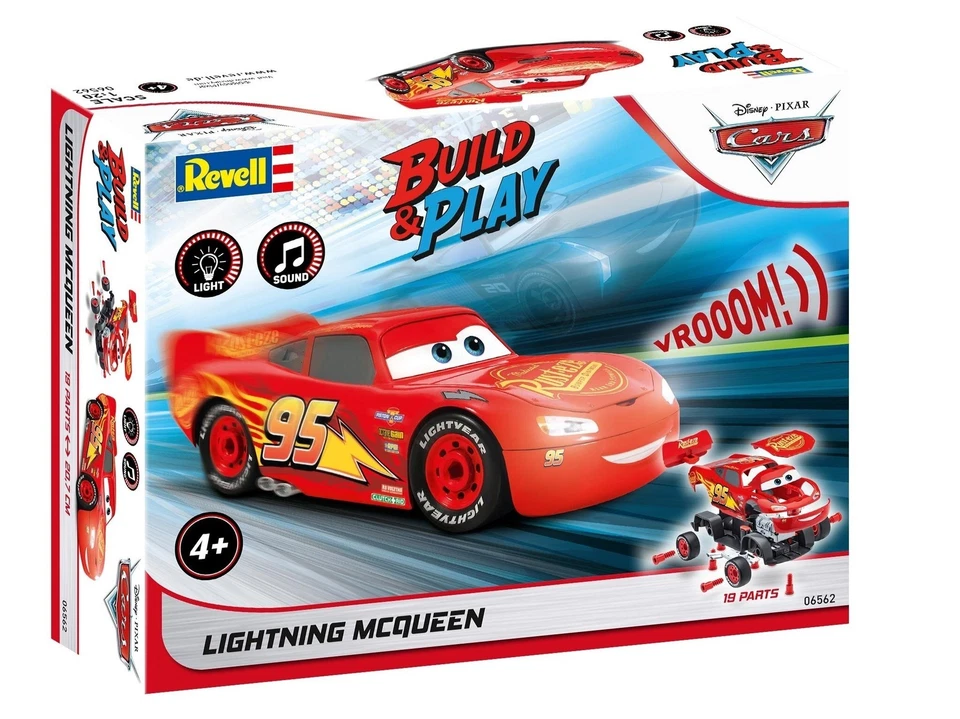 Revell - Lightning Mcqueen Disney-Cars (Light & Sound) 1/20 06562 - Image 2 of 4