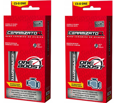 2x CERAMIZATOR CS-D One Boost Schutz und Regeneration für Dieselmotoren 10g