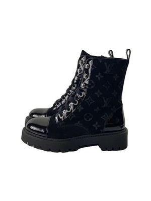 Louis Vuitton Territory Line Boots 37 Blk 1Ac6Co GQl88