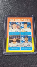 2024 Topps Heritage High Number - Quad Rookies Steven Cruz, Jonathan Bowlan,...