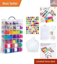 Versatile 7-Layer Storage Box - 70 Compartments for Jewelry, Crafts  More