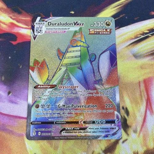 Pokemon Duraludon VMAX Evolving Skies Rainbow 219/203 NM