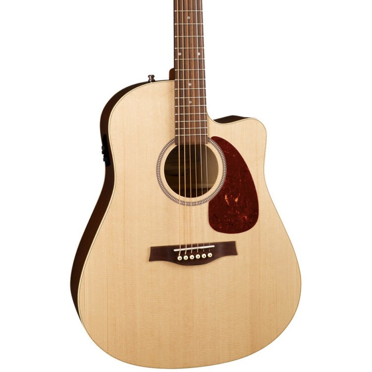 Акустико-электрическая гитара Seagull Coastline Slim CW Dreadnought столешница из массива ели 144690₽