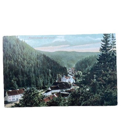 Postkarte AK Friedrichroda Der Grund Ortsansicht Gelaufen 1908 Ansichtskarte