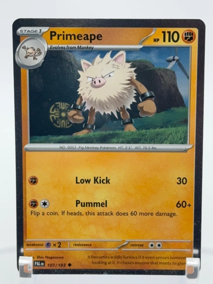 primeape pokemon card price Japanese 061/106 sv8 TCG this attack does 60 more damage. Primeape | Crimson Invasion |
