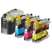 4X Druckerpatronen FüR Brother LC22UBK LC-22UBKXL LC-22U Bk LC-22UBK +Chip 103Ml