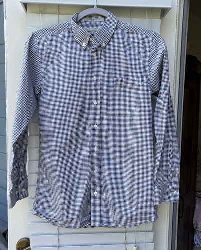 Nordstrom Boys Long Sleeved Button Down Dress Multicolor Plaid Shirt Size 14 - Picture 2 of 5