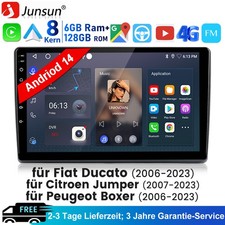 Für Fiat Ducato 2006-2024 DAB+ 8Core 6+128G ...