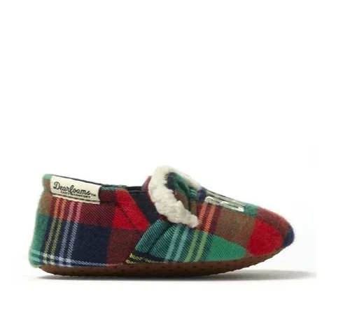 Bear Family Slippers Dearfoams Baby 0-6 Months Mach wash Limited edition SZ 2-3 - Picture 10 of 14