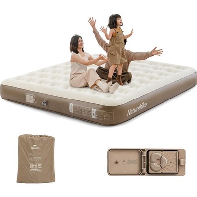 Luftbett, aufblasbare Matratze, Campingbett, Gästebett, tragbar, selbstaufbla...