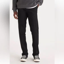 Dockers Straight Fit Black Pants Size 38 x 30
