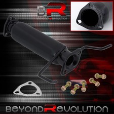 For 1994-1997 Honda Accord 2.2 L4 Cd Dx Lx Ex Hi-flow Exhaust Ss Pipe Black For 1994-1997 Honda Accord 2.2 L4 Cd Dx Lx Ex Hi-flow Exhaust Ss Pipe Black