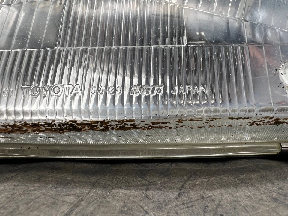 Conjunto de carcasa de faros laterales del conductor OEM 50-20 1990-1994 Lexus LS400 Foto 3 de 4