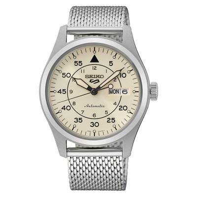 Reloj Seiko 5 Sports Suit Style Flieger Cream SRPH21K1