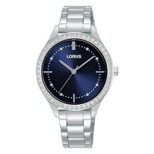 Image of Lorus RG223XX9 Ladies Quartz Silver Tone Crystal Set Bezel 2 Year Warranty