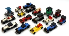 Lot of 17 - Assembled Citgo Classic Car Collection Plastic Cars