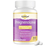 Pregnenolone 100mg/50mg Supplements for Women – with DHEA, Black Cohosh