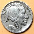 1926-P Buffalo Nickel Choice Original XF Full Horn