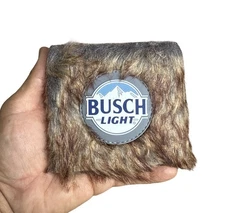 NEW Busch Light Can "Koozie" Bigfoot Jack Link's Beef Jerky - New in Package