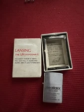 Vintage Lansing Lighter Original Box Lansing The Un Disposable