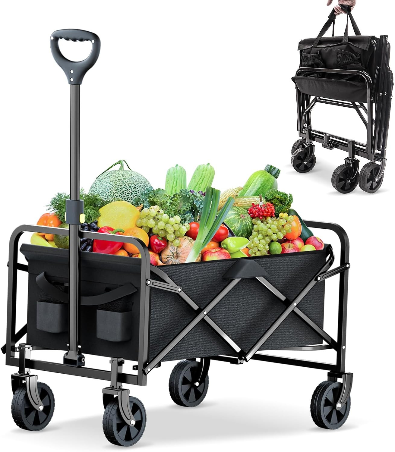 Recensione Carrello Pieghevole Portatutto 100kg Spiaggia e Spesa