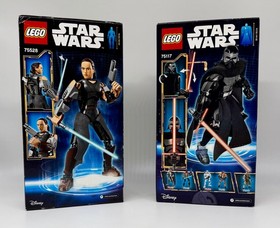 LEGO 75528 & 75117 - Rey & Kylo Ren - Buildable Fig Lot - NIB - See Pics!