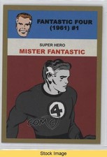 2024 Fleer Throwbacks '59-'63 Marvel Edition Glossy Gold Mr Fantastic READ 1f60