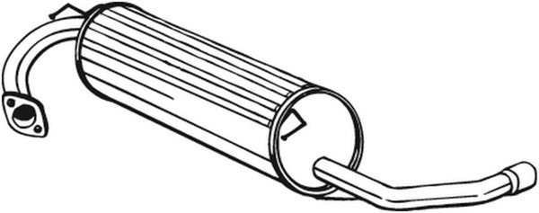 EndschalldäMpfer NachschalldäMpfer Bosal 278-839 FüR Toyota Rav 1 4WD SXA10-image