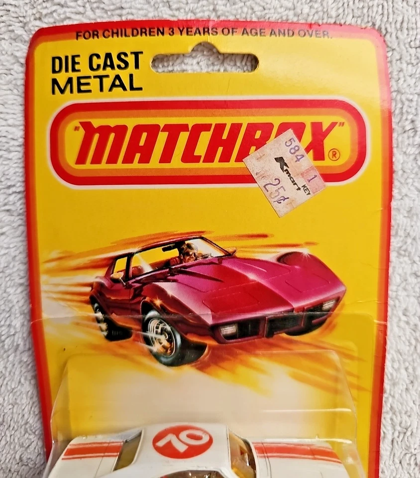 MATCHBOX SUPERFAST No. 74 ORANGE PEEL DODGE CHARGER ON ORIGINAL US CARD 1980 - Image 3 of 4