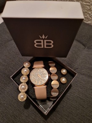 Schmuckset von Bijou Brigitte Uhr Armband Haarspange Ohrringe  w. NEU!