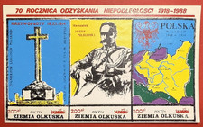 POLAND Solidarity (Solidarność) Movement, 1918-1988 with Józef Piłsudski