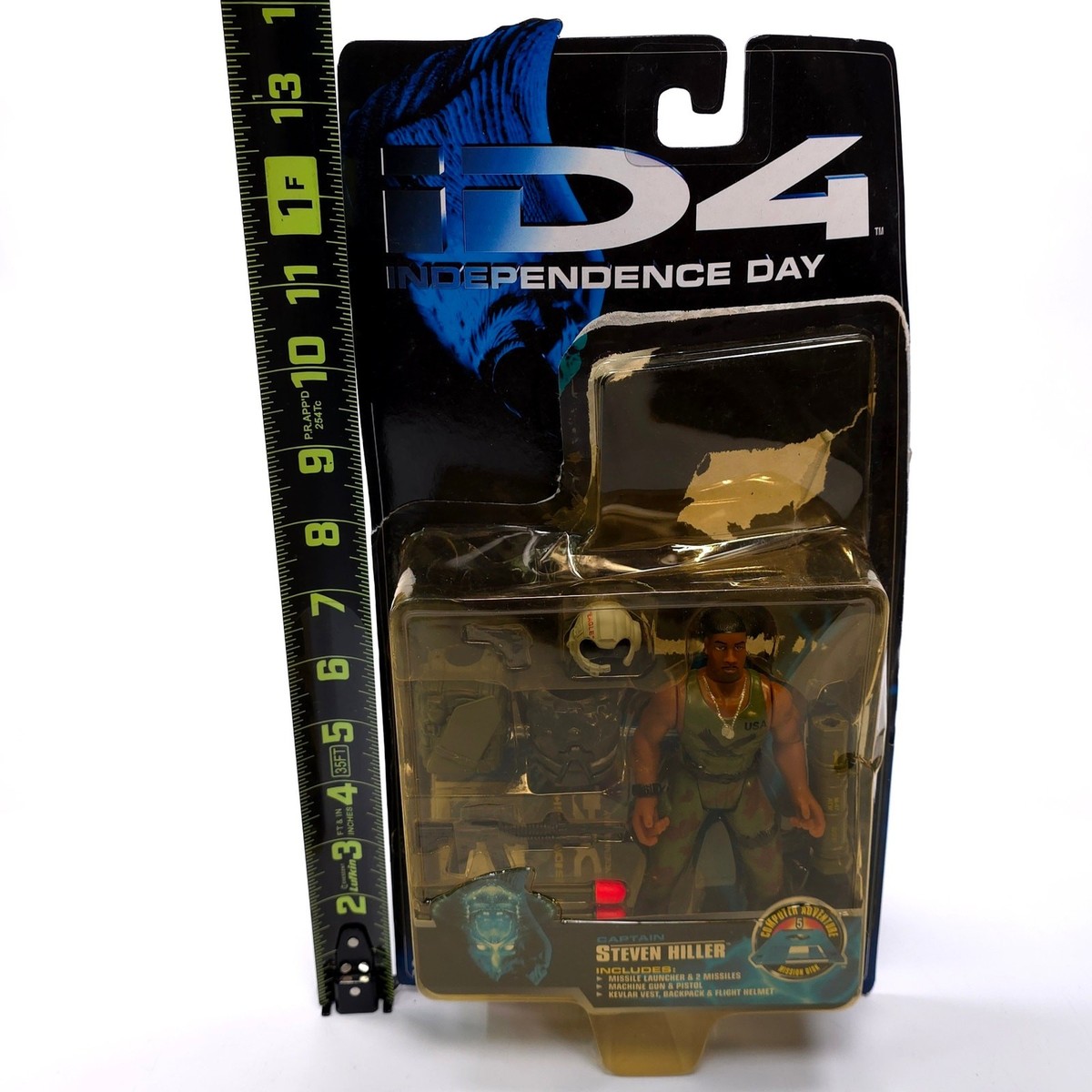 ID4 Independence Day Captain Steven Hiller Action Figure 2+ Ship