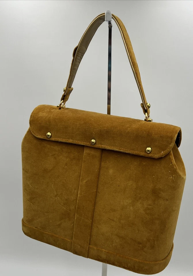 Bolso de Mano Vintage Avanti Floral con Cuentas Miami Chas-Kahn Hecho en EE. UU. Años 50 Con Etiqueta Foto 4 de 4