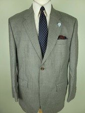 Ralph Lauren Wool Checked Sport Coat Jacket Blazer 44 44L