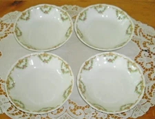 Vintage Syracuse China O.P.CO WARDELL  4 3/4" Fruit Bowls ~ Set of 4 ~