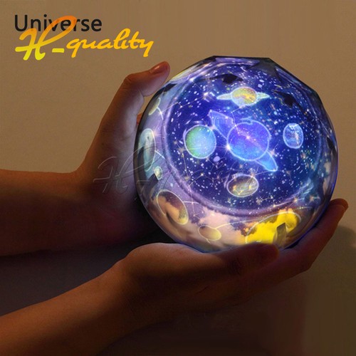 LED Night Light Starry Sky Earth Universe Rotate Projector Kids Birthday Gift - Picture 7 of 25