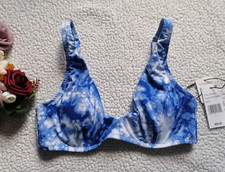 Sanctuary Women s Poolside Tie Dye Bikini Top PRETTY IN PERI, Size S