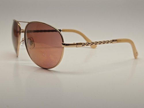 Oscar De La Renta Mens Sunglasses 3060 651 Aviator Gold Frame Brown Tint Lenses