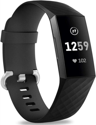 Fitbit Charge 2 schwarzes Band Gr. Small Petites S/P nur das Band (R-131)